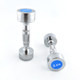 Electroplated pure steel fixed dumbbells all steel small dumbbells for men and women