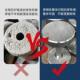 Hengda round head fitness dumbbell PEV pure steel solid cast iron round head fixed rubberized dumbbell gym same style