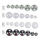 Electroplated barbell plates 2.5-20kg large and small holes Hengda