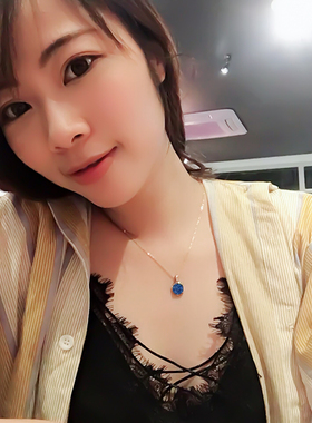 欧美轻奢天然原石镀金镶钻吊坠