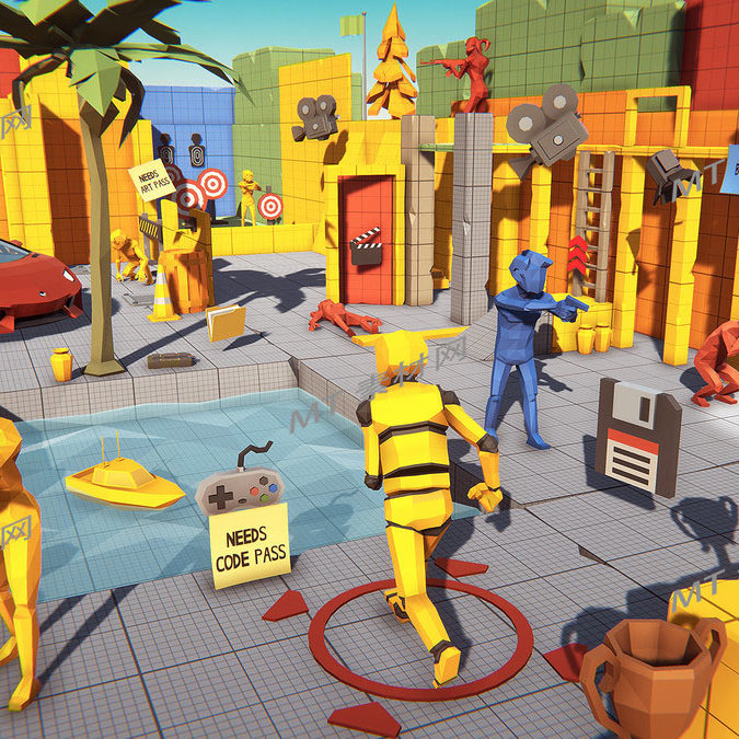 UE5.0虚幻5.0卡通多边形游戏原型场景素材POLYGON Prototype Pack,淘宝优惠券,粉丝福利购,淘宝优惠卷