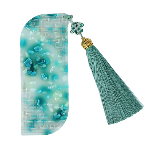 踏音古筝琵琶指甲收纳板缠绕卡精美复古镂空雕刻古筝配件送胶布 - 图3