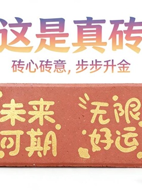 搞怪生日礼物真砖整蛊送朋友闺蜜男生女生创意恶搞砖头生日祝福砖