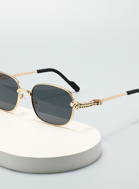 保罗雷朋官网卡家新款金属方形墨镜复古豹子头镜腿2026潮流太阳眼