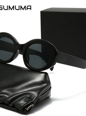 保罗雷朋官网大牌平替墨镜欧美复古椭圆太阳镜女小红书时尚网红潮