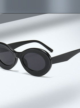 保罗雷朋官网2025跨境新款猫眼太阳镜椭圆形百搭时尚马卡色系女士