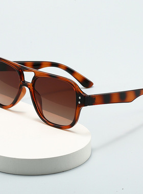 保罗雷朋官网新款欧美ins网红墨镜男跨境朋克潮走秀太阳眼镜双梁