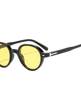 保罗雷朋官网日系小圆框箭头太阳镜2025新款时尚眼镜男墨镜欧美跨