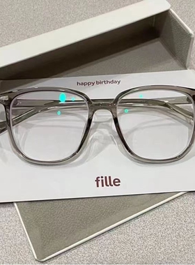 保罗雷朋官网冷茶色近视眼镜有度数女素颜超轻百搭眼镜框防蓝光辐