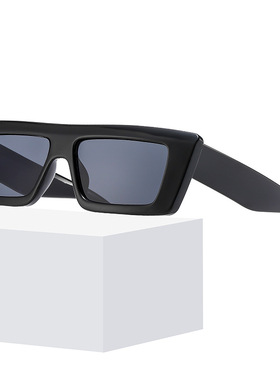 保罗雷朋官网欧美嘻哈小方框男士墨镜T台走秀黑色太阳镜女ins网红