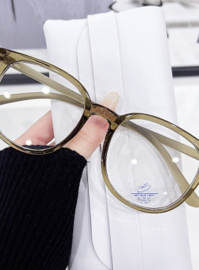 保罗雷朋官网新款防蓝光眼镜近视成品大框素颜黑框镜架有度数眼镜