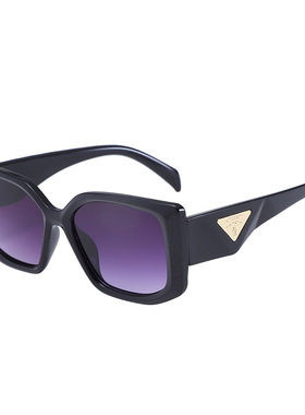 保罗雷朋官网倒三角标复古太阳镜女高级感黑色眼镜时尚明星网红个