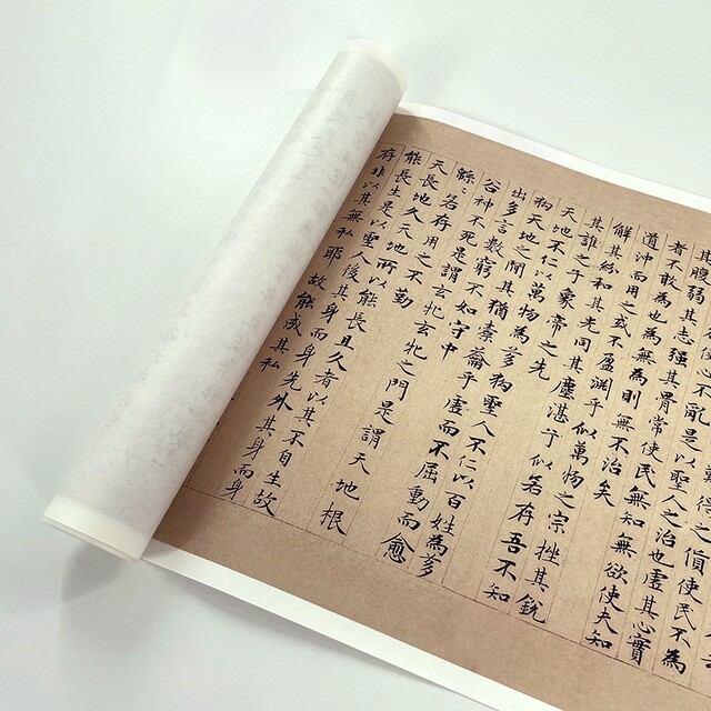 The complete volume of the Tao Te Ching in small regular script by Zhao Mengfu
