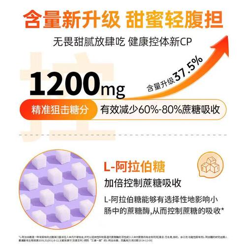 intous燃燃小控热3000白芸豆压片糖果阻隔剂主食伴侣阻断片碳糖油 - 图1