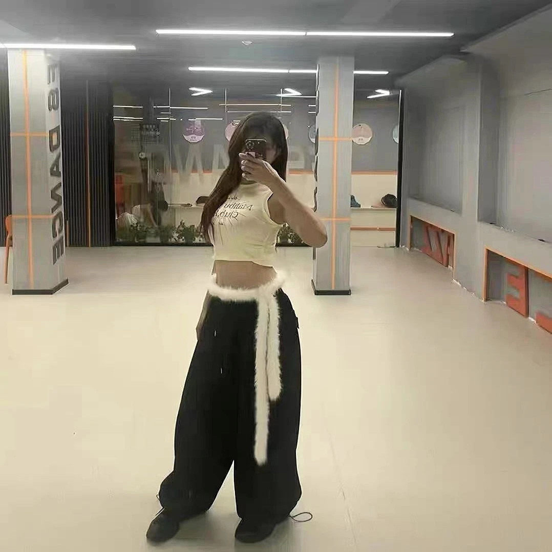 毛毛个性腰带长条毛茸茸美丽腰链屁帘爵士舞蹈搭配野性造型装饰,淘宝优惠券,粉丝福利购,淘宝优惠卷