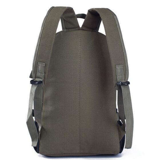 Popular wear-resistant men's casual canvas backpack