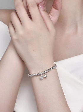 S999足银两世欢纯银手链女款