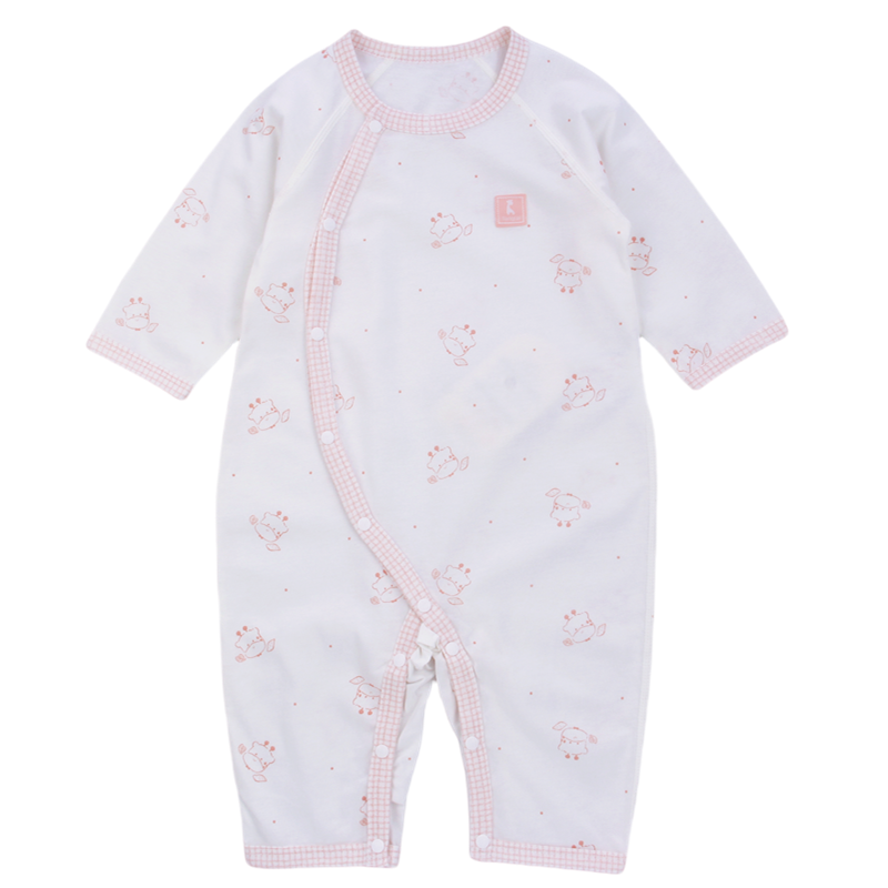 童泰2025新款四季宝宝长袖连体衣婴幼儿纯棉薄款无骨内搭爬服哈衣,淘宝优惠券,粉丝福利购,淘宝优惠卷