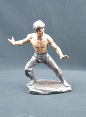 陶瓷功夫石湾公仔李小龙工艺品