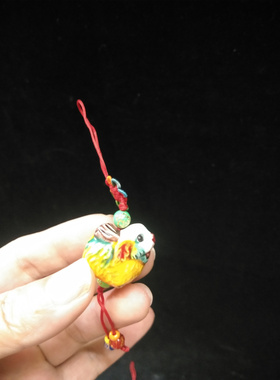陶瓷小挂件汽车石湾公仔工艺品