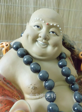 陶瓷弥勒佛石湾公仔招财工艺品