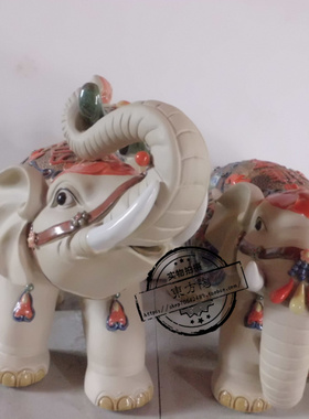 陶瓷石湾公仔招财风水客厅工艺品