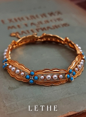 尤金尼手链珍珠法式复古女