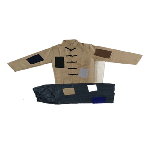 叫花子古装服装乞丐服演出儿童男女古代要饭衣服济公破烂补丁装童 - 图3