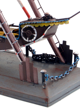 铁艺复古模型摆件仿古手工工艺品