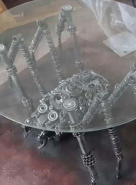 铁艺纯手工美式工业风蜘蛛loft