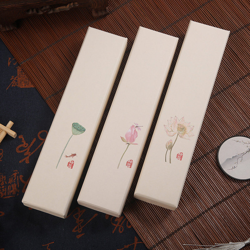 复古中国风长条发簪子新中式天地盖项链专用收纳盒首饰品盒子,淘宝优惠券,粉丝福利购,淘宝优惠卷