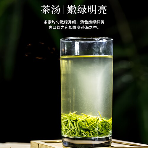 君子水秀芽2026新茶秀牙茶叶毛尖特级特产礼盒装重庆永川绿茶散装 - 图1
