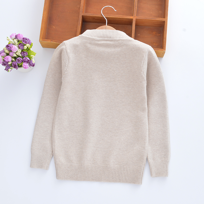 儿童毛衣中大童纯棉毛线衫宝宝圆领黑白色打底衫男女童加绒针织衫,淘宝优惠券,粉丝福利购,淘宝优惠卷