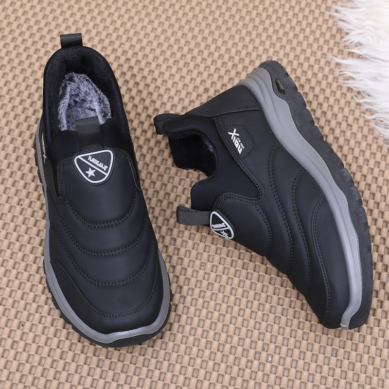 老人鞋老北京棉鞋男冬季加绒保暖软底防滑中老年爸爸休闲鞋雪地靴,淘宝优惠券,粉丝福利购,淘宝优惠卷