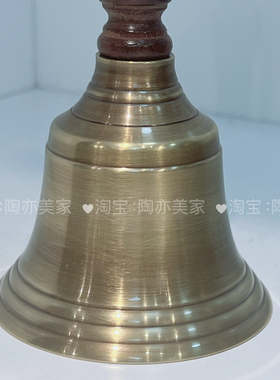 印度进口复古手摇铃铛创意上课铃警示铃呼叫铃餐厅上菜铃装饰摆件