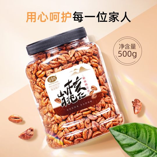 New arrival Lin'an bagged 500g snack pecan kernels