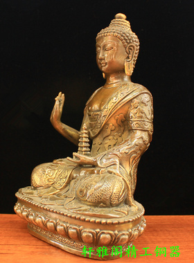 纯铜药师佛菩萨托塔密宗