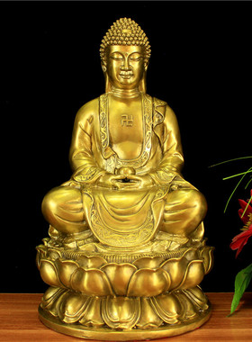 纯铜三宝佛释迦牟尼大日如来