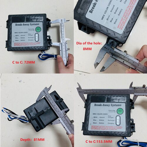 拖车电磁刹车保护器刹车安全控制器紧急制动开关 - 图1