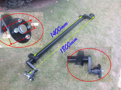 扭力轴 扭力桥 拖车扭力轴 橡胶扭力轴4x100 500KGS-1000KGS - 图0
