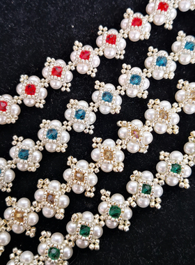 绾卿女款珍珠包菱珠手链新中式国风首饰旗袍配饰