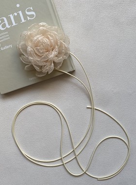 超仙花复古项链系带choker项圈