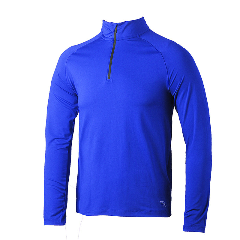 男士春半拉链上衣立领休闲速干弹力纯色打底衫长袖运动t恤加大码,淘宝优惠券,粉丝福利购,淘宝优惠卷