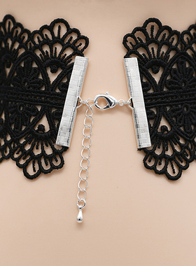 蕾丝项链颈带遮疤痕女项圈