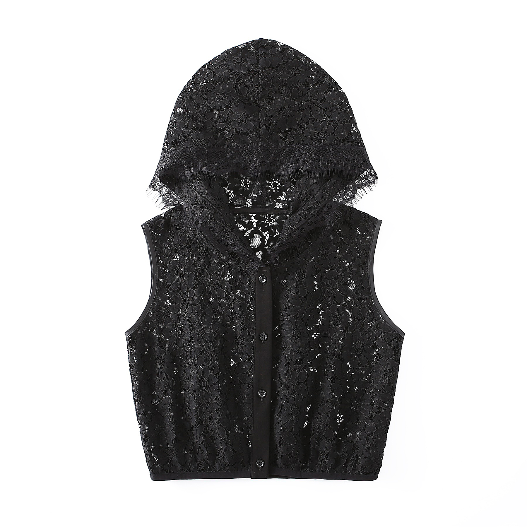 韩版百搭假领子女内搭蕾丝镂空连帽装饰领防晒连帽卫衣假帽子领假,淘宝优惠券,粉丝福利购,淘宝优惠卷