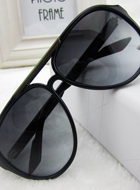 新款韩国渐变色大框蛤蟆镜个性