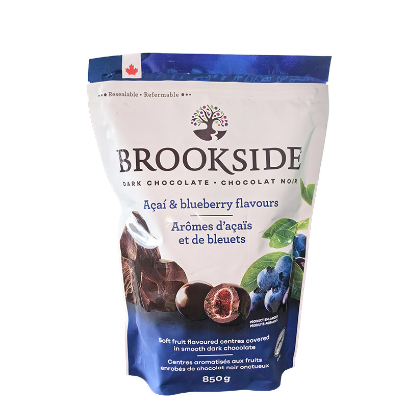 加拿大进口零食Brookside贝客诗蓝莓汁水果味夹心巧克力豆850g,淘宝优惠券,粉丝福利购,淘宝优惠卷