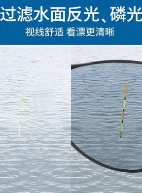 2025钓鱼眼镜射鱼看水底看漂专用偏光放大望变色专用专业射鱼眼镜