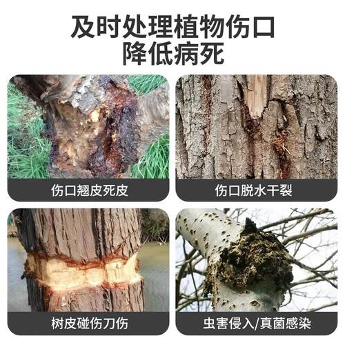 国光糊涂植物伤口愈合剂大树木修复果树嫁接盆景花卉修剪树枝防腐 - 图1