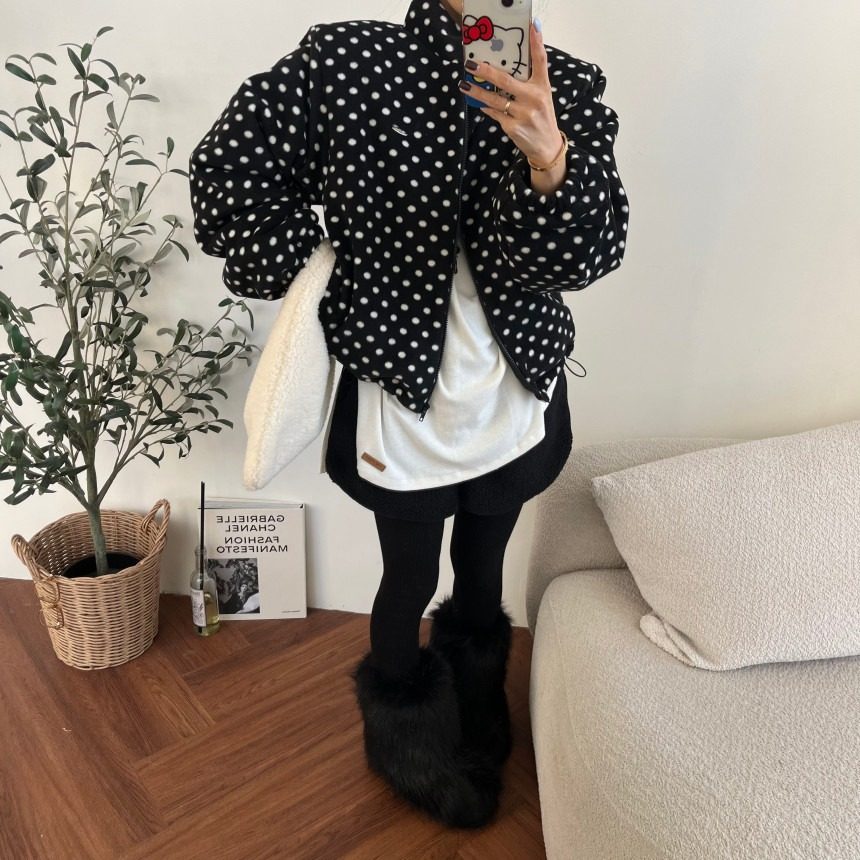 韩国东大门百搭高腰抽绳外穿靴裤冬季软糯羊羔毛绒A字休闲短裤女,淘宝优惠券,粉丝福利购,淘宝优惠卷